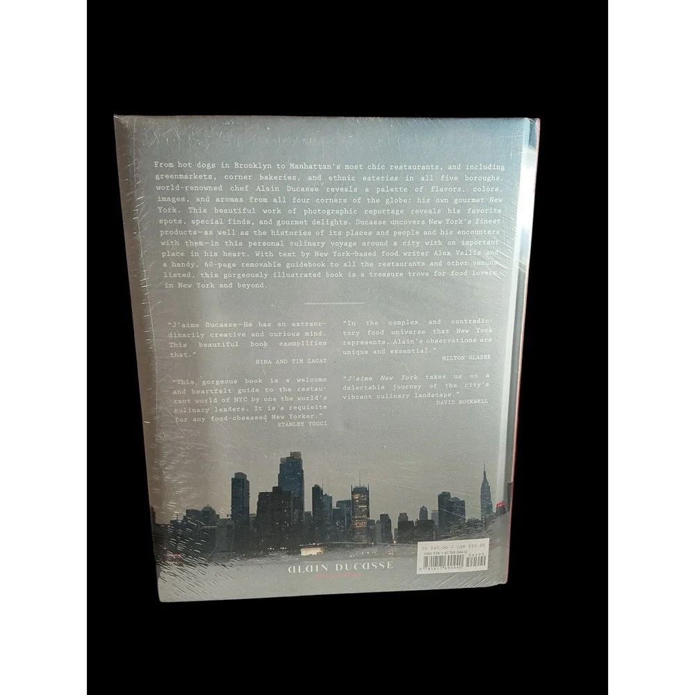 Jaime New York 150 Culinary Destinations for Food Lovers Alain Ducasse Brand New